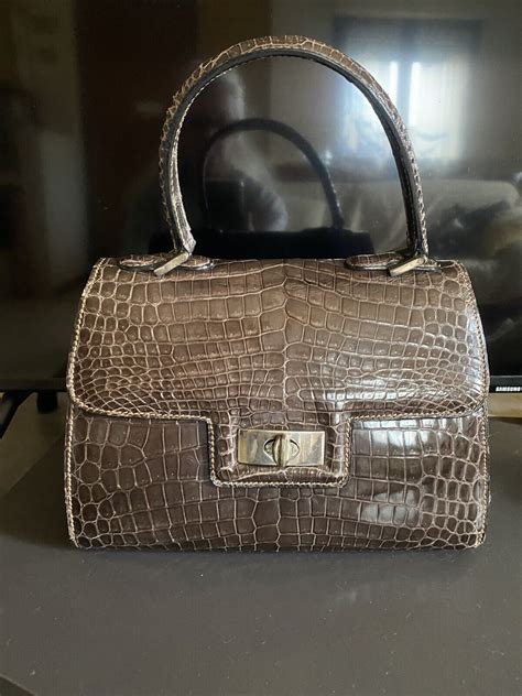 borse gucci anni 70 coccodrillo|Borsa Gucci Vintage .